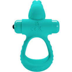 Alternative view of PRETTY LOVE - FIGGY ANILLO VIBRADOR RABBIT VERDE