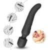 ARMONY - MISSION MASAJEADOR & VIBRADOR EFECTO CALOR NEGRO - piKanteo | Despierta tu lado más piKante