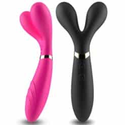 ARMONY - Y-WAND MASAJEADOR & VIBRADOR CABEZA DOBLE NEGRO - piKanteo | Despierta tu lado más piKante