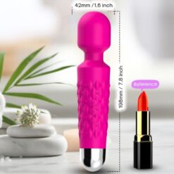 Alternative view of ARMONY - POSTMAN MASAJEADOR & VIBRADOR CABEZA FLEXIBLE FUCSIA