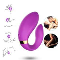Alternative view of ARMONY - CRESCENT VIBRADOR PAREJA CONTROL REMOTO VIOLETA