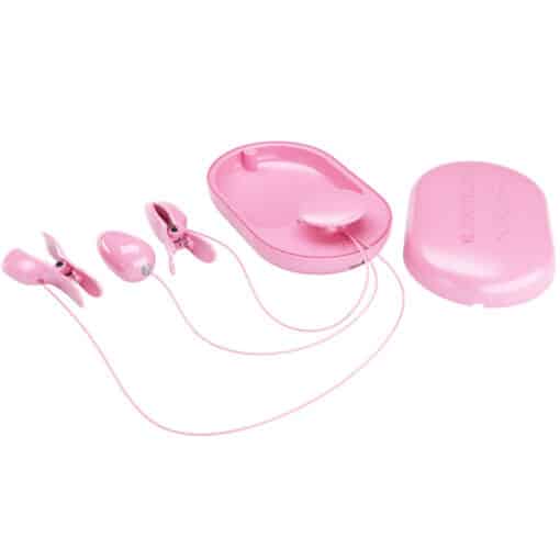 PRETTY LOVE - SURPRISE BOX PINZAS ELECTRO ESTIMULACION ROSA - Imagen 3