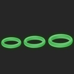 Alternative view of ARMONY - TRIPLE ANILLO SILICONA LUMINOSO