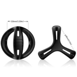 Alternative view of ARMONY - X-RING ANILLO MULTIPOSICIÓN NEGRO