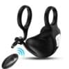 ARMONY - MANTA ANILLO VIBRADOR TESTÍCULOS CONTROL REMOTO NEGRO - piKanteo | Despierta tu lado más piKante