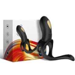 ARMONY - JOY JUMPER ANILLO VIBRADOR PAREJAS & PLUG ANAL CONTROL REMOTO NEGRO - piKanteo | Despierta tu lado más piKante