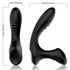 ARMONY - STORM VIBRADOR ANAL PROSTATA & PLUG CONTROL REMOTO NEGRO - piKanteo | Despierta tu lado más piKante