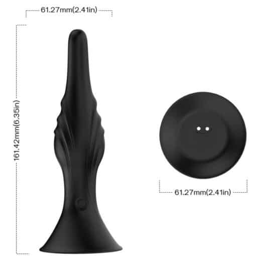 ARMONY - VIBRADOR & PLUG ANAL CONTROL REMOTO NEGRO - Imagen 3