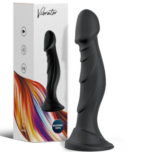 ARMONY - DILDO VIBRADOR & PLUG ANAL CONTROL REMOTO NEGRO - Imagen 4
