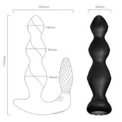 ARMONY - MANFUN VIBRADOR & ESTIMULADOR PLUG ANAL CONTROL REMOTO NEGRO - piKanteo | Despierta tu lado más piKante