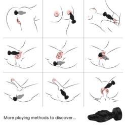 Alternative view of ARMONY - VIBRADOR & PLUG ANAL CONTROL REMOTO NEGRO