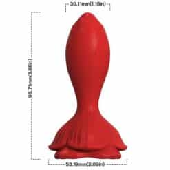 Alternative view of ARMONY - ROSA VIBRADOR & PLUG ANAL PEQUEÑO CONTROL REMOTO ROJO
