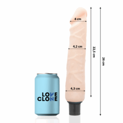 Alternative view of LOVECLONE - JANSEN VIBRADOR REALÍSTICO SELF LUBRICATION 26 CM -O- 4.2 CM
