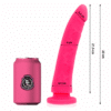 DELTA CLUB - DILDO REALISTA ROSA SILICONA MEDICA 23 CM -O- 4.5 CM