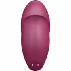 SATISFYER - TAP & CLIMAX 1 VIBRADOR LAY-ON ROJO - piKanteo | Despierta tu lado más piKante