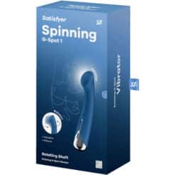 SATISFYER - SPINNING G-SPORT 1 VIBRADOR ROTADOR AZUL - piKanteo | Despierta tu lado más piKante