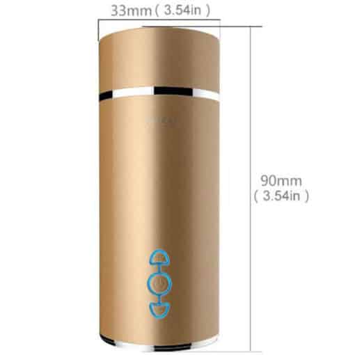 ARMONY - MASTURBADOR VIBRADOR VAGINA DORADO - Imagen 3