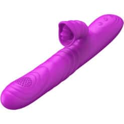 ARMONY - ANGELIA VIBRADOR MULTIFUNCION CON LENGUA ESTIMULADORA EFECTO CALOR VIOLETA - piKanteo | Despierta tu lado más piKante