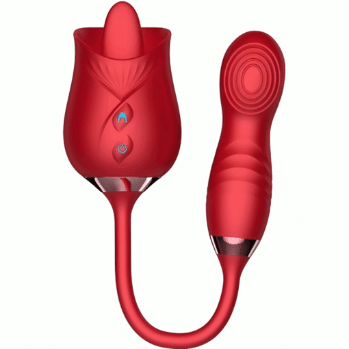 ARMONY - DELIGHT FLOWER VIBRADOR & BUMPING CON LENGUA ROJO - Imagen 4