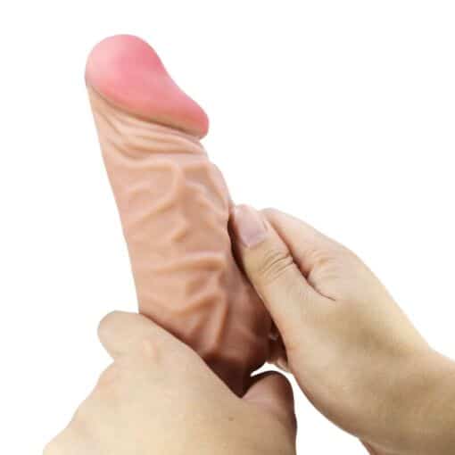 PRETTY LOVE - SLIDING SKIN SERIES DILDO REALÍSTICO CON VENTOSA PIEL DESLIZANTE CONTROL REMOTO NATURAL 24 CM - Imagen 3