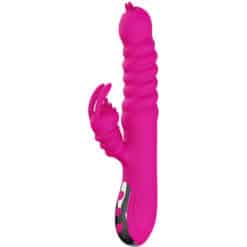 ARMONY - VIBRADOR MULTIFUNCION RABBIT DOBLE LENGUA EFECTO CALOR FUCSIA - piKanteo | Despierta tu lado más piKante