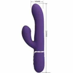 Alternative view of PRETTY LOVE - VIBRADOR PUNTO G MULTIFUNCIÓN MORADO