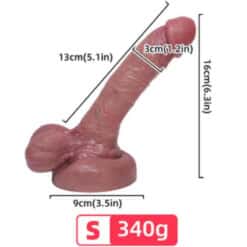 ARMONY - DILDO REALÍSTICO SILICONA LÍQUIDA 13 CM - piKanteo | Despierta tu lado más piKante