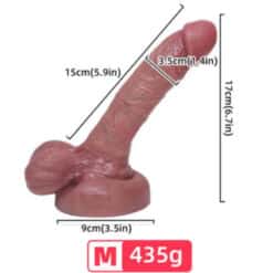 ARMONY - DILDO REALÍSTICO SILICONA LÍQUIDA 15 CM - piKanteo | Despierta tu lado más piKante