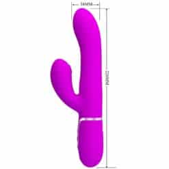 Alternative view of PRETTY LOVE - VIBRADOR PUNTO G MULTIFUNCIÓN FUCSIA