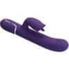 PRETTY LOVE - VIBRADOR RABBIT CON LICKING MORADO - piKanteo | Despierta tu lado más piKante