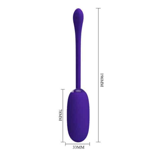 PRETTY LOVE - JULIUS HUEVO VIBRADOR IMPERMEBLE & RECARGABLE LILA - Imagen 6