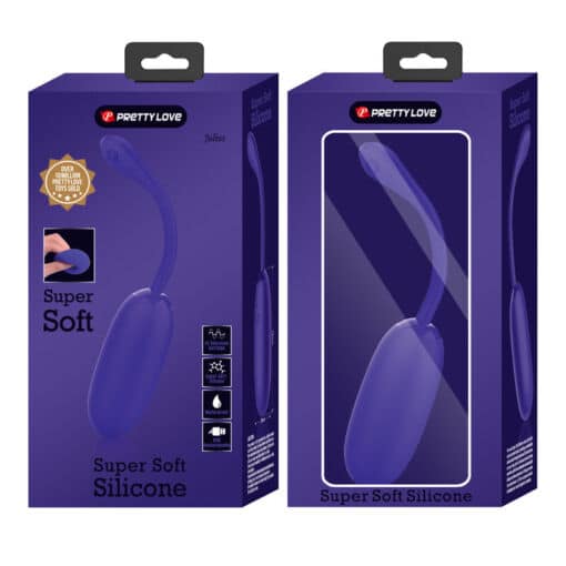 PRETTY LOVE - JULIUS HUEVO VIBRADOR IMPERMEBLE & RECARGABLE LILA - Imagen 9