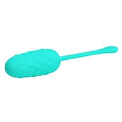 PRETTY LOVE - HUEVO VIBRADOR CON TEXTURA MARINA RECARGABLE VERDE AGUA - piKanteo | Despierta tu lado más piKante
