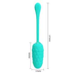 PRETTY LOVE - HUEVO VIBRADOR CON TEXTURA MARINA RECARGABLE VERDE AGUA - piKanteo | Despierta tu lado más piKante