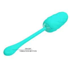 PRETTY LOVE - HUEVO VIBRADOR CON TEXTURA MARINA RECARGABLE VERDE AGUA - piKanteo | Despierta tu lado más piKante