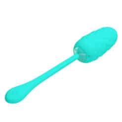 Alternative view of PRETTY LOVE - HUEVO VIBRADOR CON TEXTURA MARINA RECARGABLE VERDE AGUA