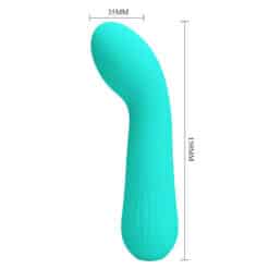 PRETTY LOVE - FAUN VIBRADOR RECARGABLE VERDE AGUA - piKanteo | Despierta tu lado más piKante