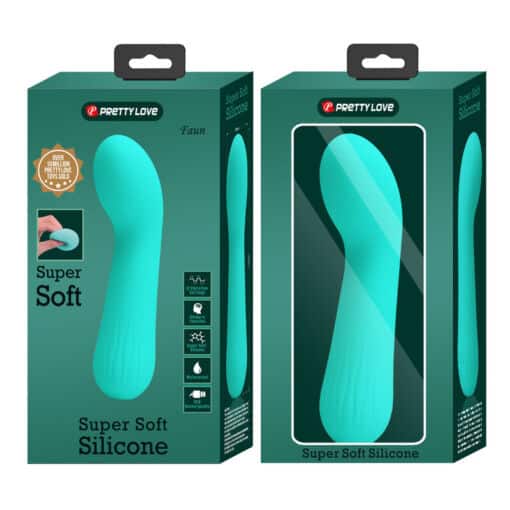 PRETTY LOVE - FAUN VIBRADOR RECARGABLE VERDE AGUA - Imagen 9