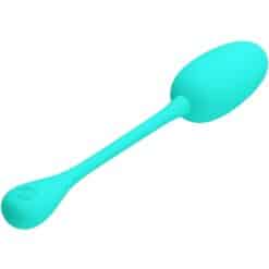 Alternative view of PRETTY LOVE - KNUCKER HUEVO VIBRADOR RECARGABLE VERDE AGUA