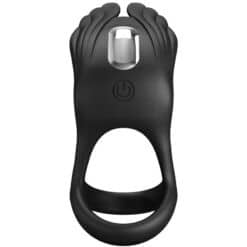 PRETTY LOVE - SILAS ANILLO VIBRADOR 7 VIBRACIONES SILICONA NEGRO - piKanteo | Despierta tu lado más piKante