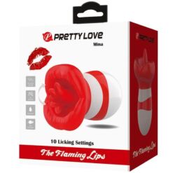 PRETTY LOVE - MINA ESTIMULADOR LENGUA ROJO CLARO - piKanteo | Despierta tu lado más piKante