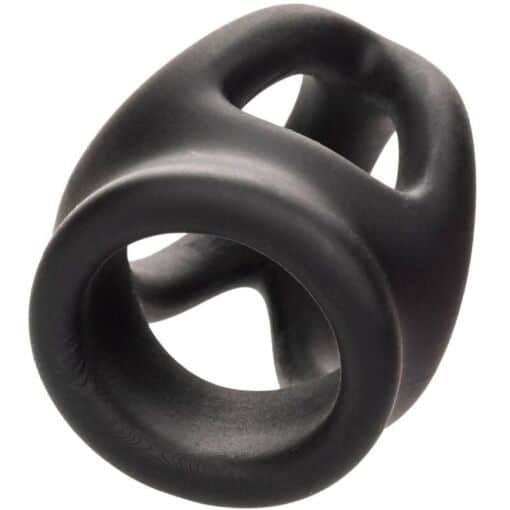CALEXOTICS - ALPHA ANILLO DE JAULA DOBLE NEGRO - Imagen 6