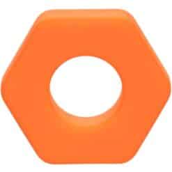 CALEXOTICS - ALPHA ANILLO PROLONG SEXGONO NARANJA - piKanteo | Despierta tu lado más piKante
