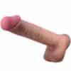 PRETTY LOVE - SLIDING SKIN SERIES DILDO REALÍSTICO CON VENTOSA PIEL DESLIZANTE MORENO 26 CM - piKanteo | Despierta tu lado más piKante