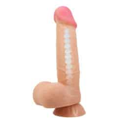 PRETTY LOVE - SLIDING SKIN SERIES DILDO REALÍSTICO CON VENTOSA PIEL DESLIZANTE 21.8 CM - piKanteo | Despierta tu lado más piKante