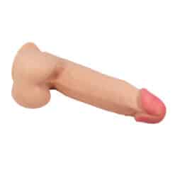 PRETTY LOVE - SLIDING SKIN SERIES DILDO REALÍSTICO CON VENTOSA PIEL DESLIZANTE 21.8 CM - piKanteo | Despierta tu lado más piKante