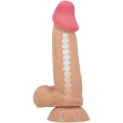 PRETTY LOVE - SLIDING SKIN SERIES DILDO REALÍSTICO CON VENTOSA PIEL DESLIZANTE 19.4 CM - piKanteo | Despierta tu lado más piKante