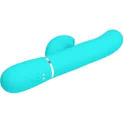 PRETTY LOVE - PERLITA VIBRADOR PUNTO G 3 EN 1 MULTIFUNCIÓN VERDE AGUA - piKanteo | Despierta tu lado más piKante