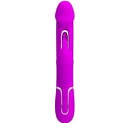 Alternative view of PRETTY LOVE - KAMPAS VIBRADOR RABBIT 3 EN 1 MULTIFUNCIÓN CON LENGUA FUCSIA