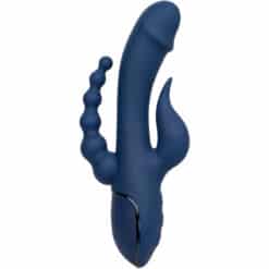CALEXOTICS - VIBRADOR TRIPLE ORGASM AZUL - piKanteo | Despierta tu lado más piKante